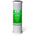 iSizepring FC15 FC15-10 CTO Carbon Block Filter Cartridge, 5 Microns, 10" x 2-1/2", Ivory