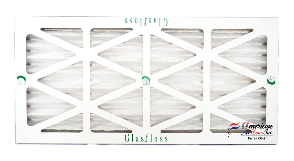 Glasfloss Air Filter 12x25x2 - 2" MERV 10 - (Pack of 4) - Pleated AC or HVAC Air Filter - Furnace Air Filter - Home or Office - Made In The USizeA.