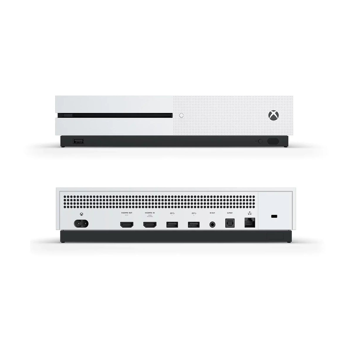 Used Xbox One Size Console with Xbox One Wireless Controller 1TB - USize/Canada, Ivory