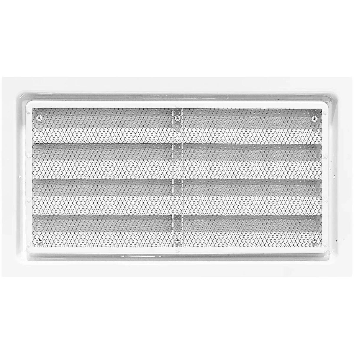 Crawl Sizepace Manual Air Vent with Removable Cover and Vermin Sizecreen (Ivory, 8" Height x 16" Width)