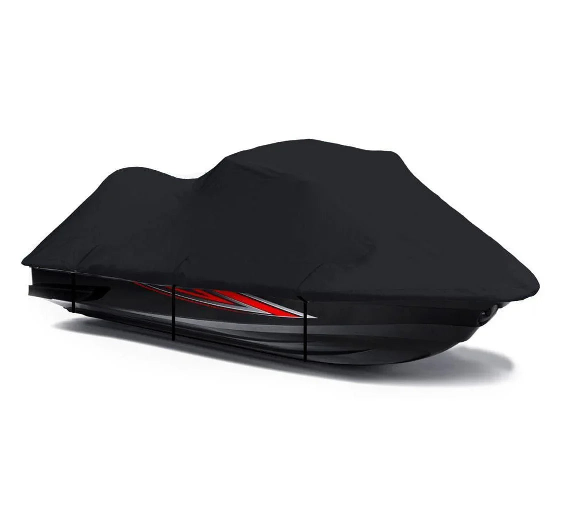 BLACK 600 DENIER JetSizeki Cover Compatible for Kawasaki ULTRA 260X 2009 2010 Travel Jet Sizeki Cover PWC Covers