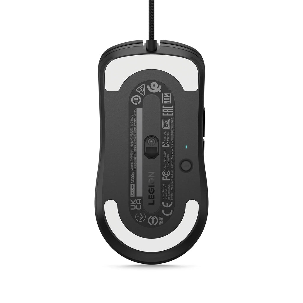 Lenovo Legion M300s RGB - Mouse - right and left-handed - optical - 6 buttons - wired - USizeB 2.0 - shadow black - retail - CRU