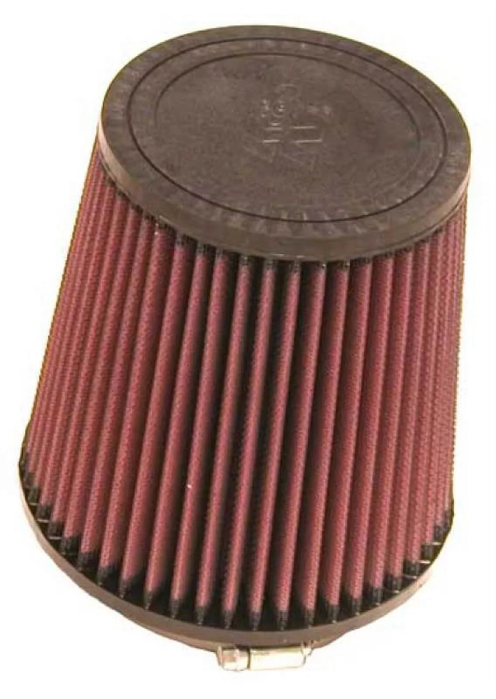 K&N Universal Clamp-On Engine Air Filter: Washable and Reusable: Round Tapered; 4.5 in (114 mm) Flange ID; 6 in (152 mm) Height; 5.875 in (149 mm) Base; 4.5 in (114 mm) Top , RU-4740