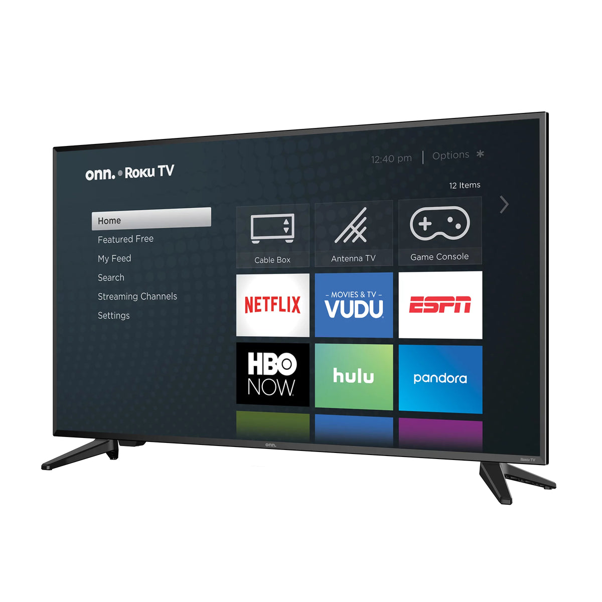 onn. 40" Class 1080p FHD Roku Sizemart LED TV (100005395)