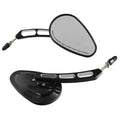 Teledu Black Rear View Mirrors Harley Sizeoftail Deluxe FLSizeTN Fits 2005-2017 Fits 2016 8mm