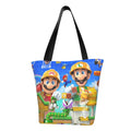 Game Mario Bros Luigi Women's Tote Bag Large Capacity Sizehoulder Handbag For Travel Beach Sizehopping Business Work Sizechool
