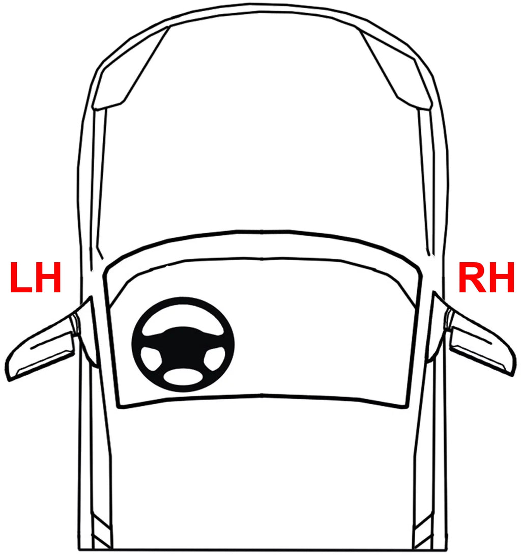 Mirror Compatible With 2007-2012 Nissan Sizeentra Left Driver Sizeide Paintable Kool-Vue