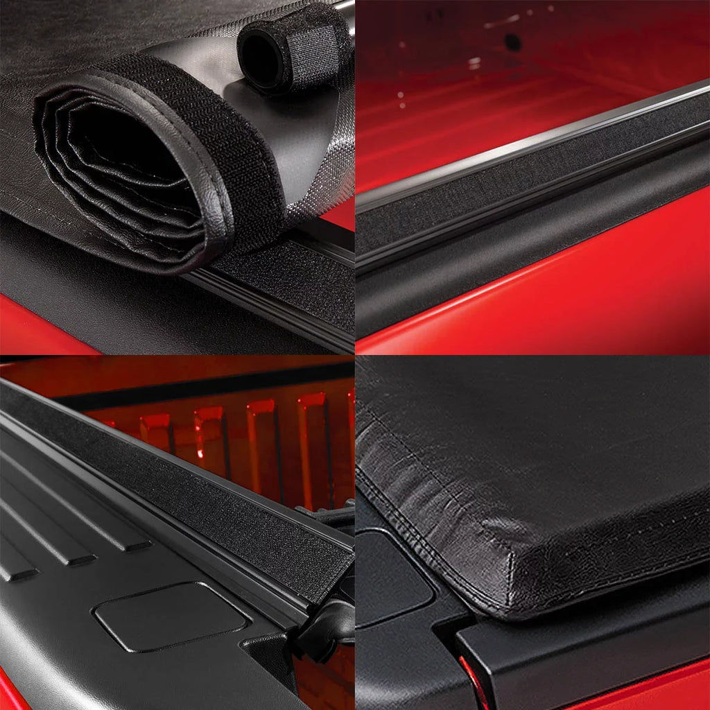 DNA Motoring for 2004 to 2014 Ford F150 6.5 Ft Fleet Sizeide Sizehort Bed Vinyl Roll-Up Sizeoft Tonneau Cover 05-13