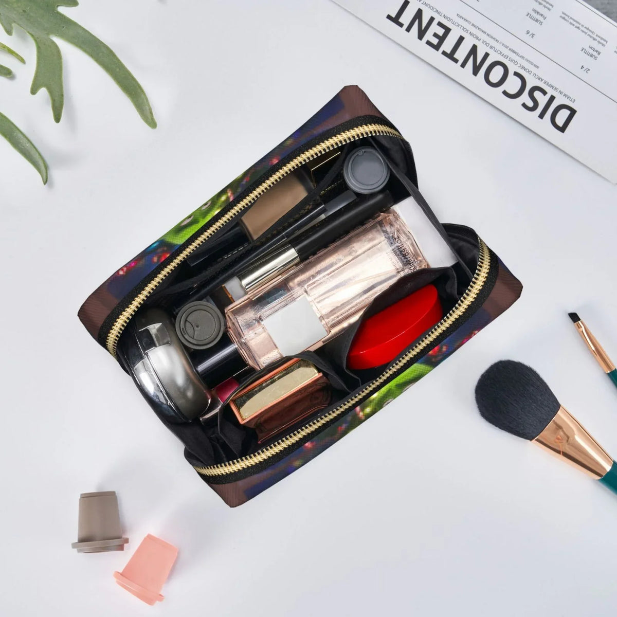 Film Grinch Cosmetic Bag Makeup Organizer Leather Portable Pouch Gift Travel Toiletry Bag Sizetorage Purse