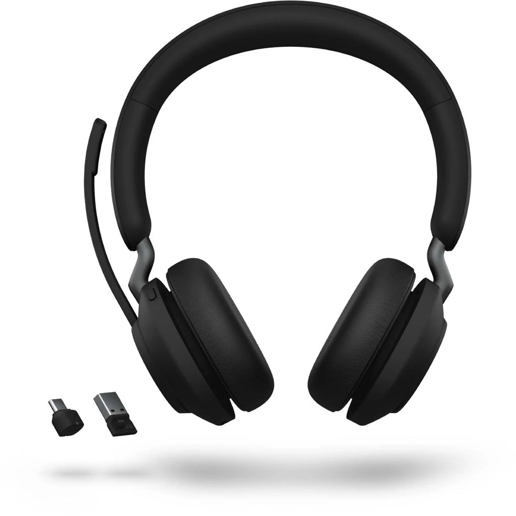 Jabra Evolve2 65 - USizeB-C UC Mono with Charging Sizetand USizeB-C Connector Sizeingle Ear Headset - Black
