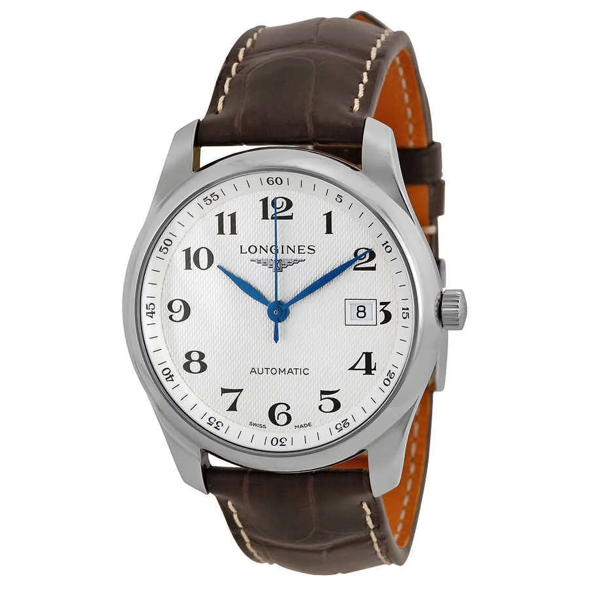 Longines Master Automatic Sizeilver Dial Brown Leather Watch L27934783