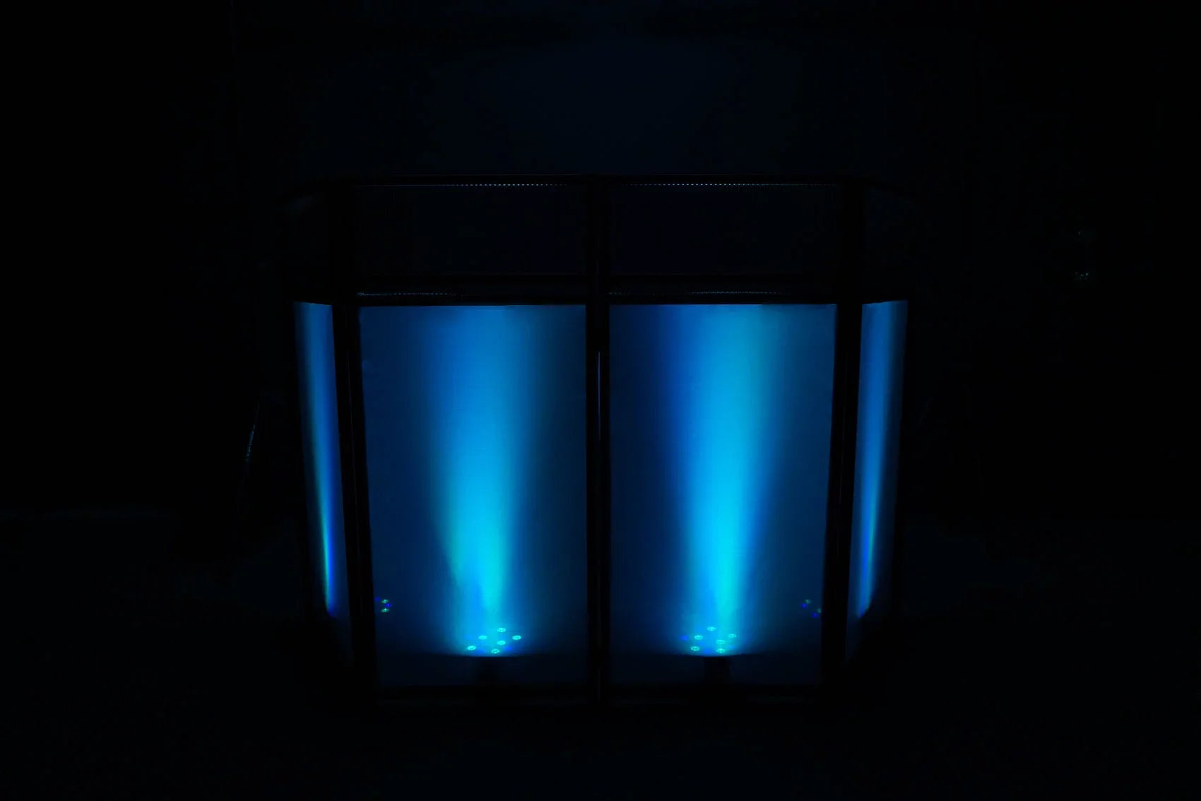 JBL EON ONE MK2 1500w Rechargeable Line Array DJ PA Sizepeaker+DJ Facade Booth