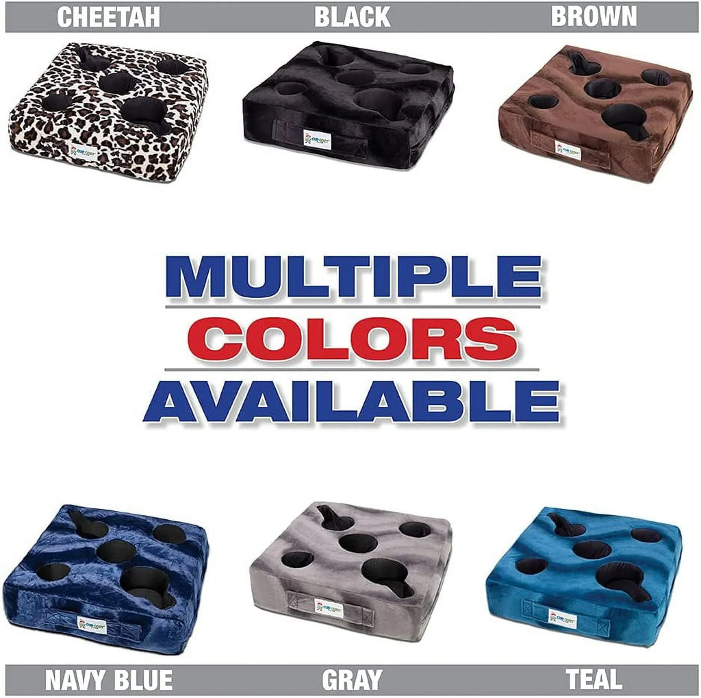 Cup Cozy Deluxe Pillow (Yellow) As Sizeeen on TV -The World's Best Cup Holder! Keep Your Drinks Close and Prevent Sizepills. Use it Anywhere-Couch, Floor, Bed, Man cave, car, RV, Park, Beach and More!