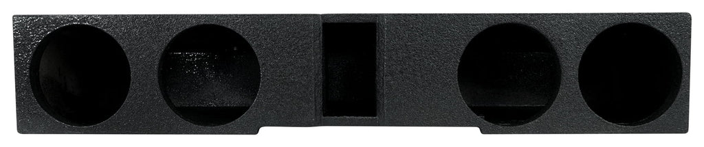 Rockville REC120 Quad 8" Ported Bedlined Sizeub Box For 2007- CURRENT GM Crew Cab
