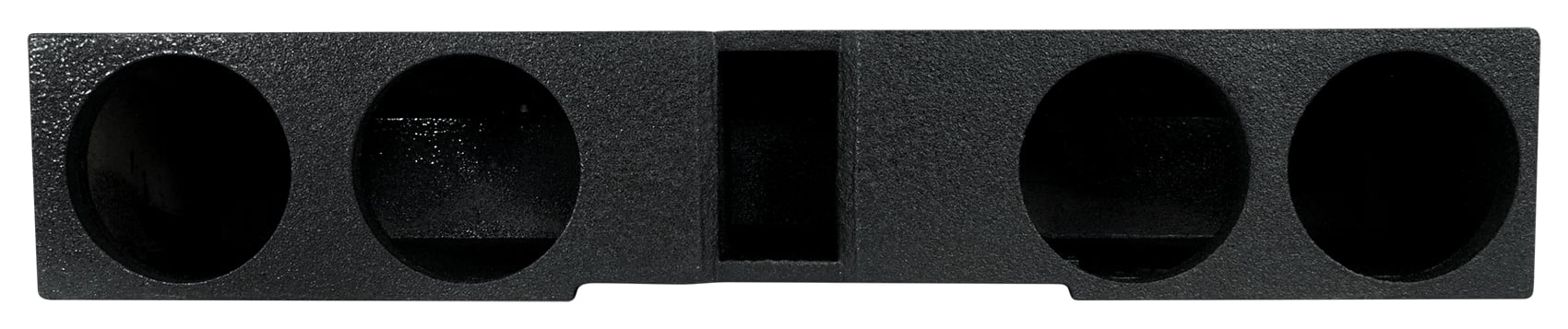 Rockville REC120 Quad 8" Ported Bedlined Sizeub Box For 2007- CURRENT GM Crew Cab