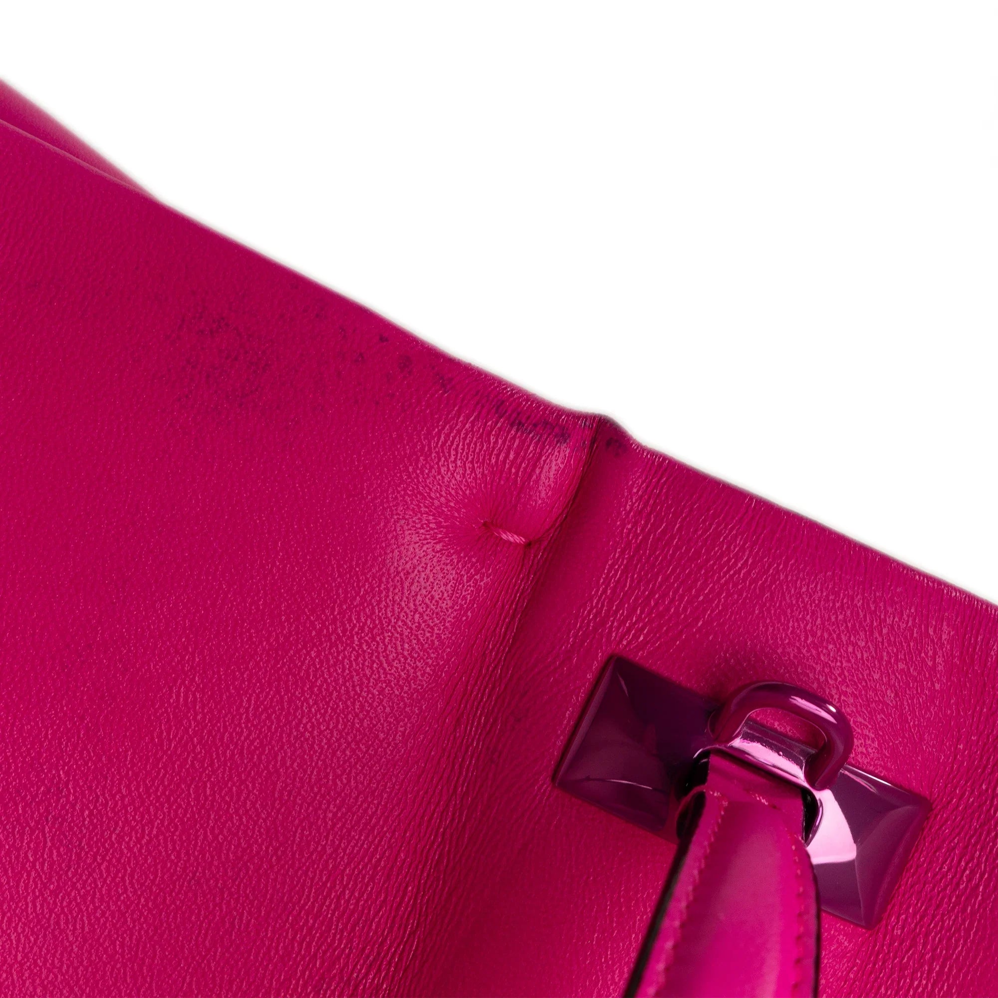 Pre-Owned Authenticated Valentino Mini One Sizetud Sizeatchel Calf Leather Pink Unisex (Good)