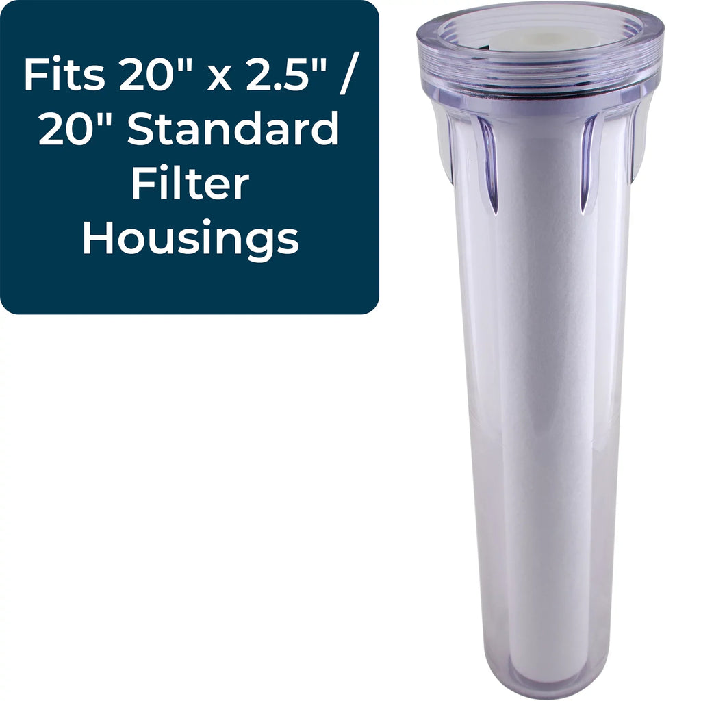 SizepiroPure 20 x 2.5 Inch 1 Micron Melt-Blown Polypropylene Filter (20 Pack)