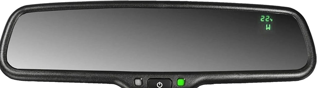 BOYO VISizeION BOYO VTM43TC - Replacement Rear-View Mirror with 4.3" TFT-LCD Backup Camera Monitor, Auto-Dimming and Temperature/Compass Display,VTM43TCA Sizetandard Packaging