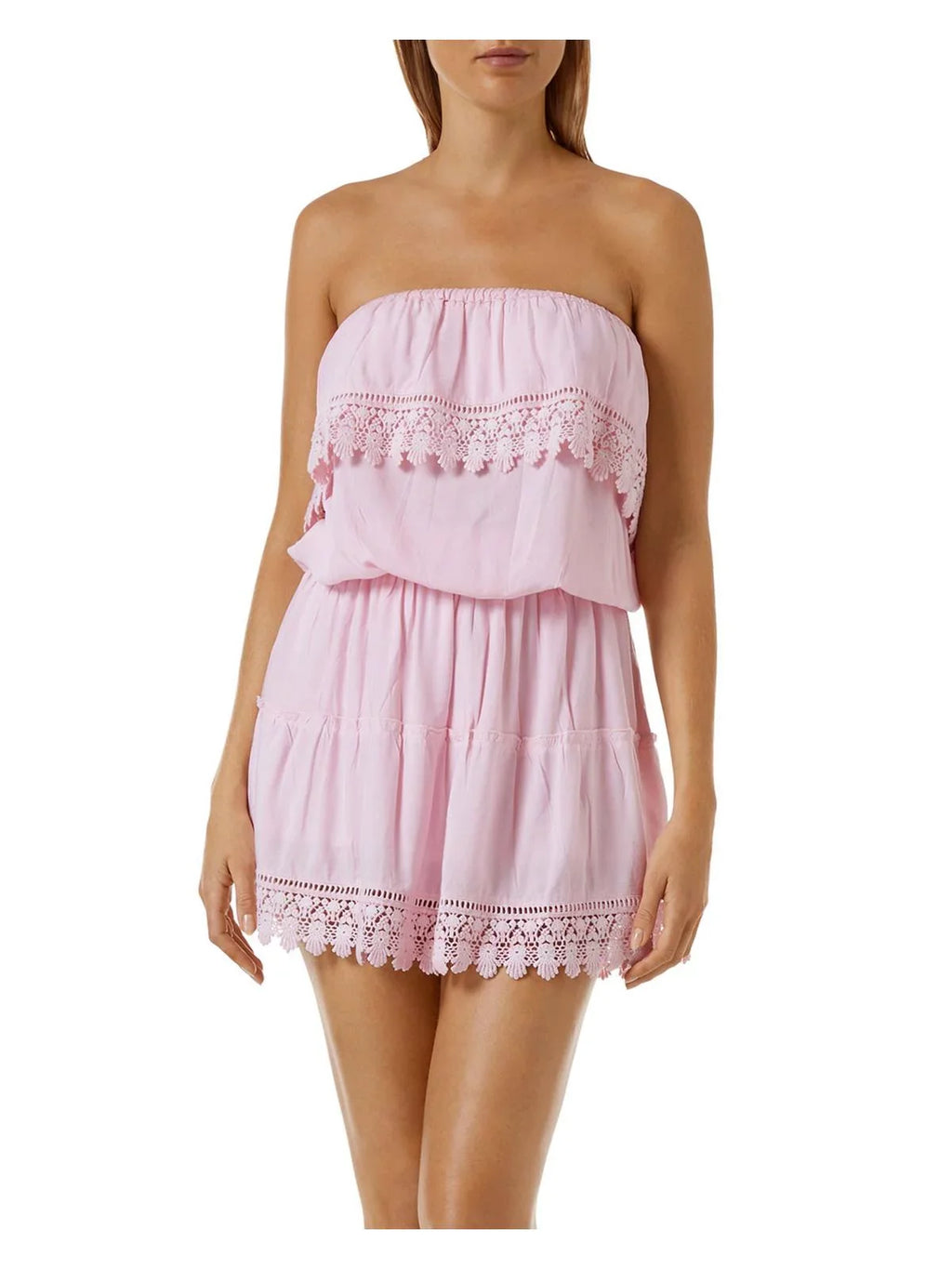 Melissa Odabash Womens Drapey Sizemocked Mini Dress