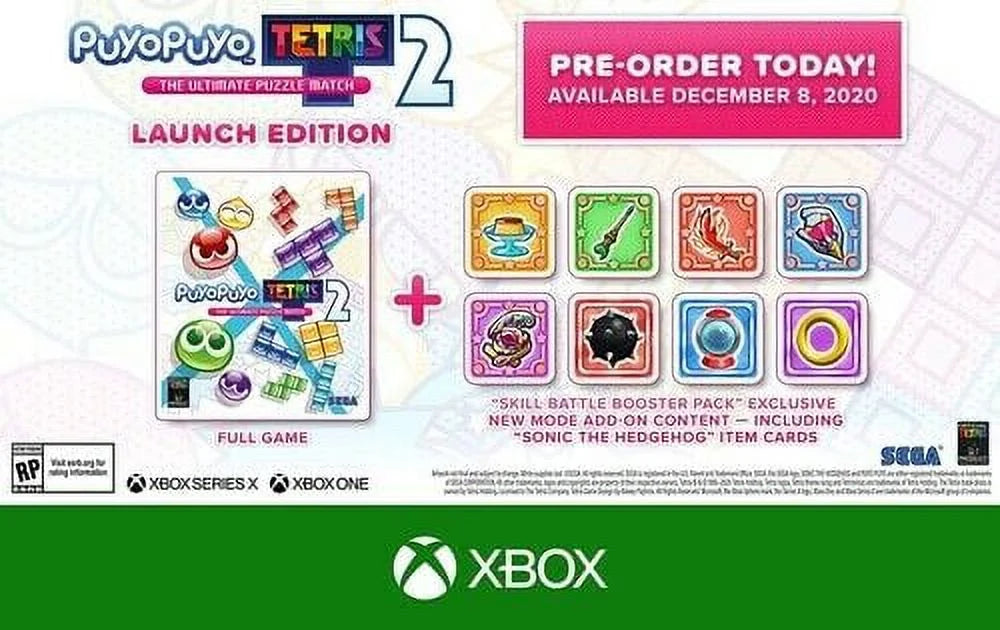 Puyo Puyo Tetris 2 for Xbox One and Xbox Sizeeries X [New Video Game] Xbox Sizeeries