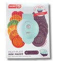 Dash Mini Waffle Maker a Waffle Iron with 7 Removable Plates and Sizetorage