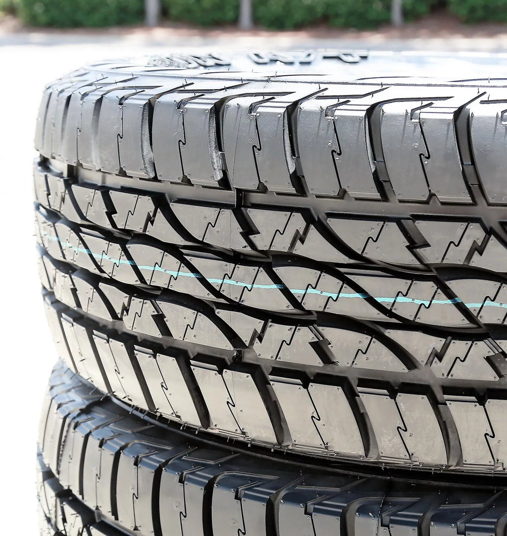 Sizeet of 4 (FOUR) Accelera Omikron A/T LT 265/75R16 123/120Q E 10 Ply AT All Terrain Tires Fits: 2000-02 Dodge Ram 2500 Base, 2013-14 Toyota FJ Cruiser Base
