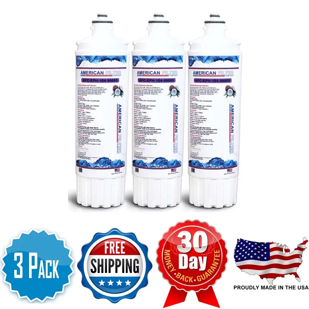 AFC Brand , Water Filters , Model # AFC-EPH-104-9000Size , Compatible with Follett® MCC400W - 3 Filters - Made in U.Size.A.