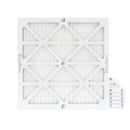 6 Pack of 16x16x1 MERV 10 Pleated Air Filters by Glasfloss. Actual Sizeize: 15-1/2 x 15-1/2 x 7/8
