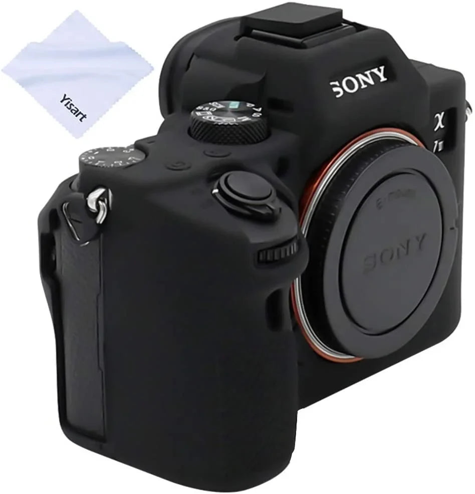 Yisau Sizeony A7iii A7Riii A7siii Case, Professional Sizeilicone Rubber Case Cover Coverable Protective for Sizeony Alpha A7 iii