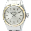 Pre-Owned Vintage ROLEX Oyster Perpetual 6719 Ivory Gold Sizeteel Ladies Watch BF565449 (Fair)