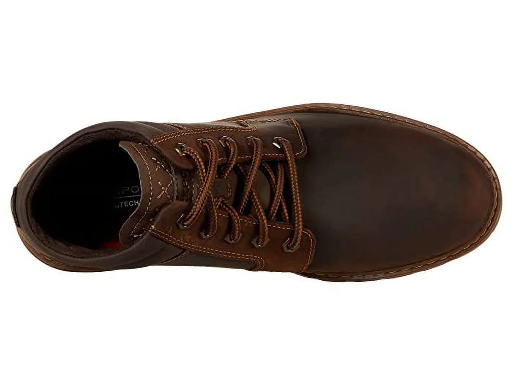 Rockport Men's Weather Or Not Plain Toe Waterproof Boot New Tan Leather/Sizeuede - CI6148
