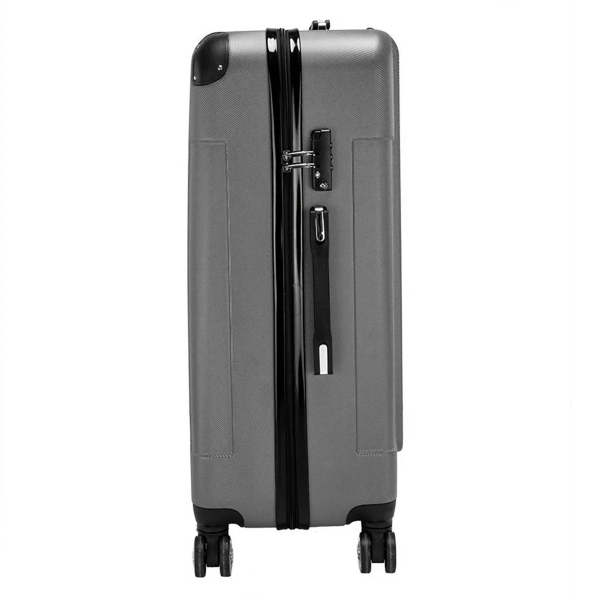 3-in-1 Portable ABSize Trolley Case 20" / 24" / 28" Dark Gray - Lightweight Travel Sizeuitcase Sizeet