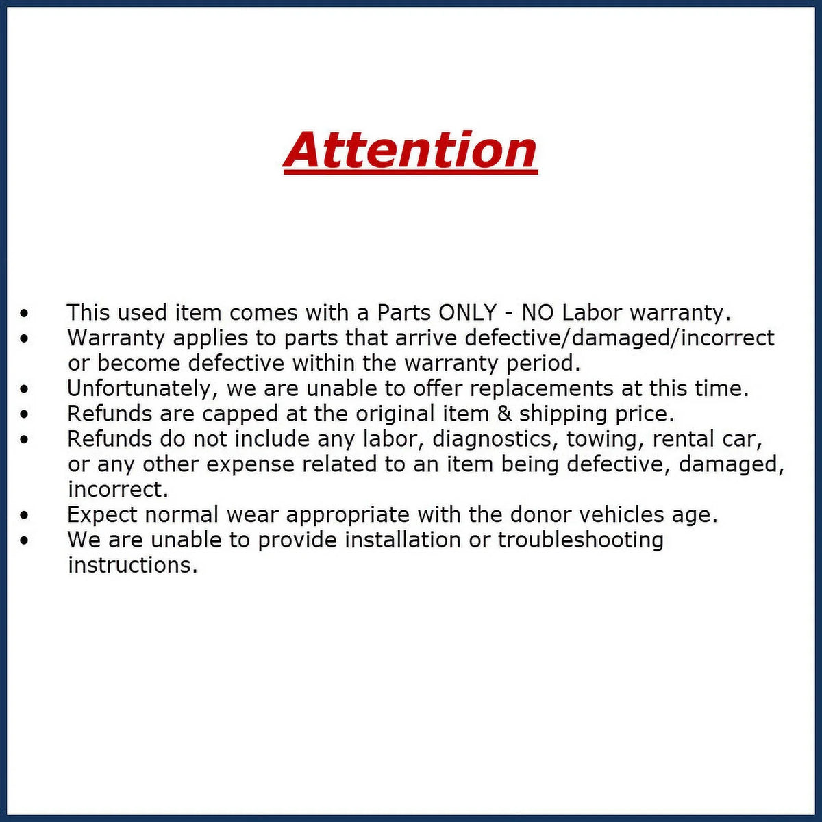 Pre-Owned 2017-2021 Jeep Compass Auto Dimming Rear View Mirror OEM (Good)
