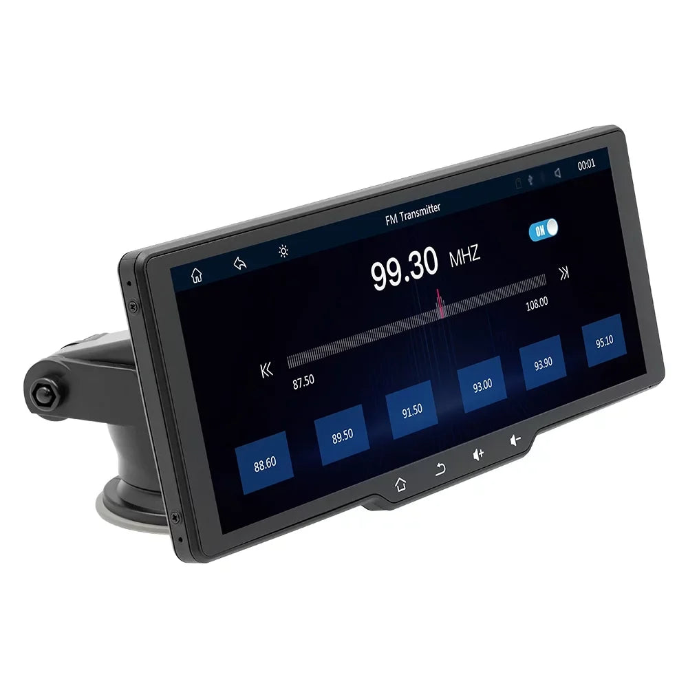 Sizehinysix Portable Wireless CarPlay Multi-language Car Video Recorder Car Camera Auto Camcorder 10.26in Car Rearview Camera Mobilephone APP Control Car MultiMedia Player