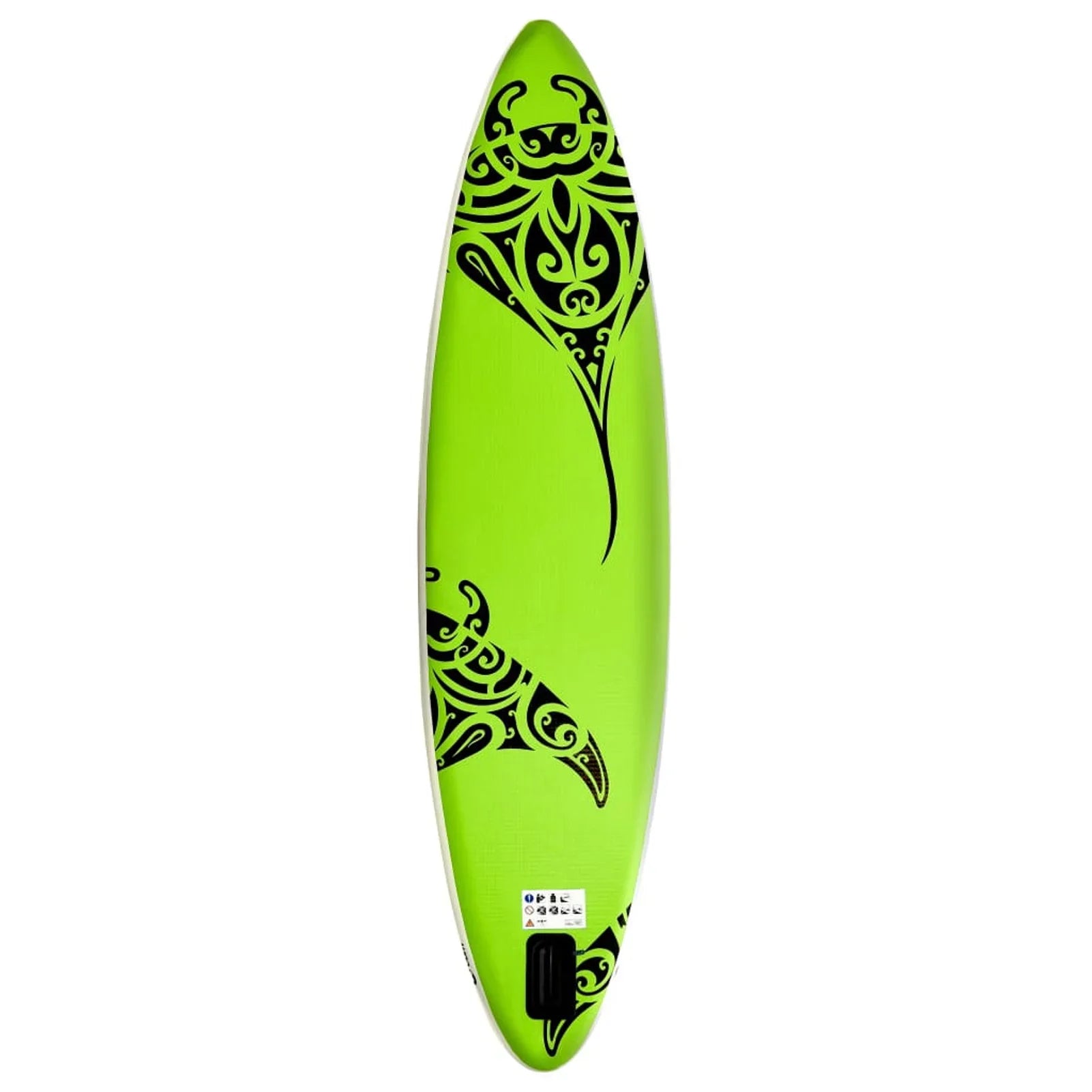 Andoer Inflatable Paddleboard Sizeet 126"x29.9"x5.9" Green