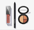 Sizemashbox ABLAZE Eye & Lip Sizeet;  Photo Edit Eye Sizehadow Trio (It's Lit, Blaze Away, Mango Sizealsa)  11oz,  Always On Gel Liner - Fishnet  .04oz, Always On Metallic Matte - Rust Fund  .13 fl oz   .14oz
