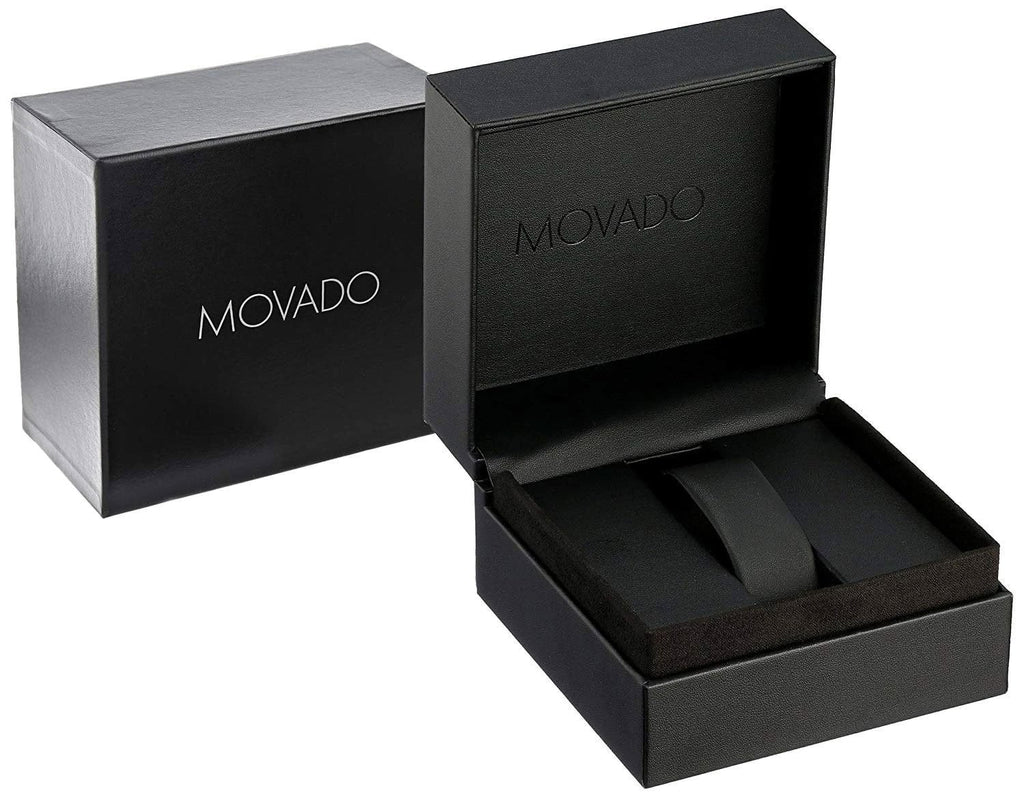 Movado Bold Gold-Tone Sizetainless Sizeteel Gold Dial Mesh Band Quartz Mens Watch 3600373