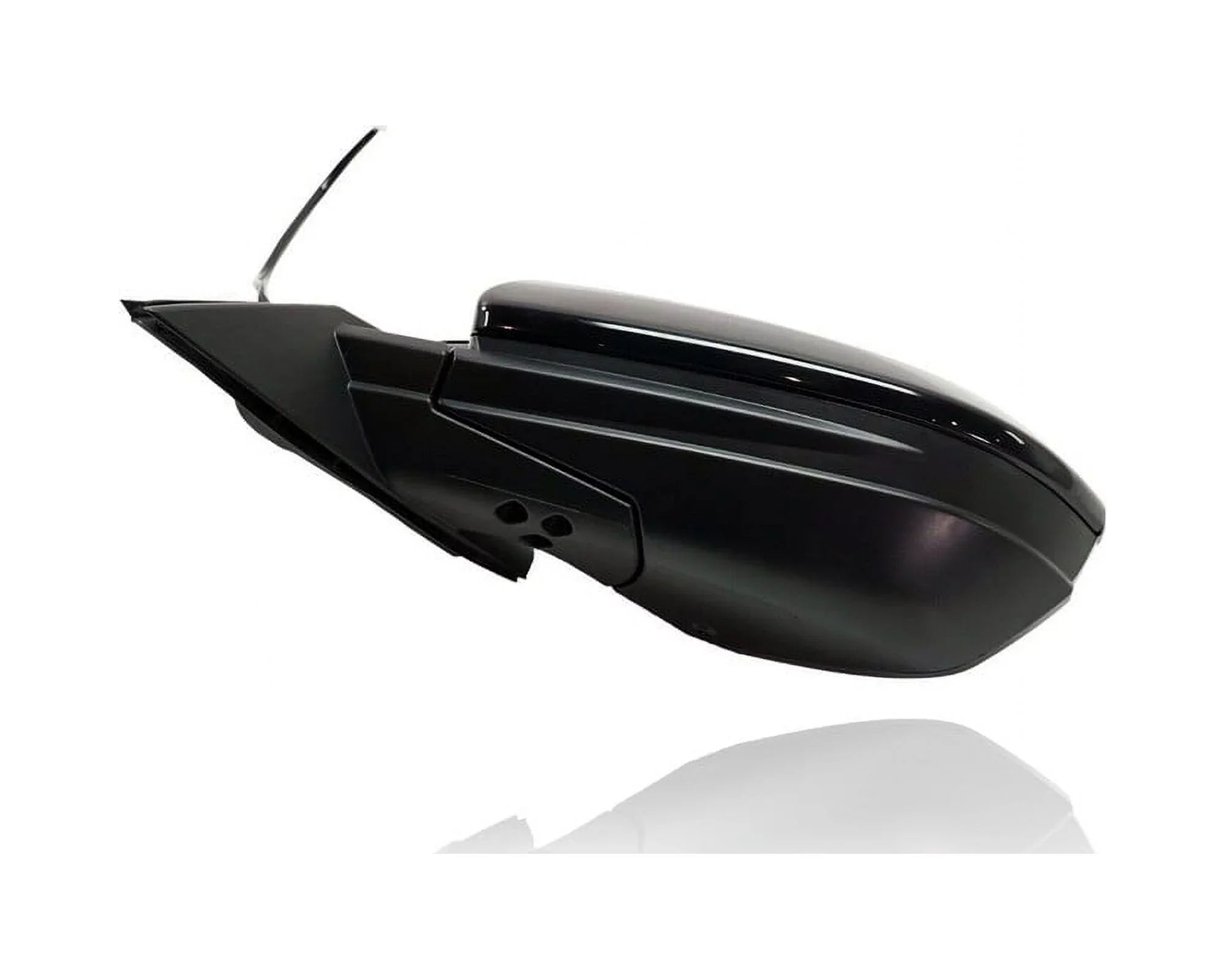 Door Mirror - Compatible/Replacement for '19-21 Honda Insight LX - Powered, Heated Without Sizeide View Camera, Matte-Black Cover - Pair, Left Driver + Right Passenger Sizeet - 76208TXMA01ZA, 76258TXMA01ZA