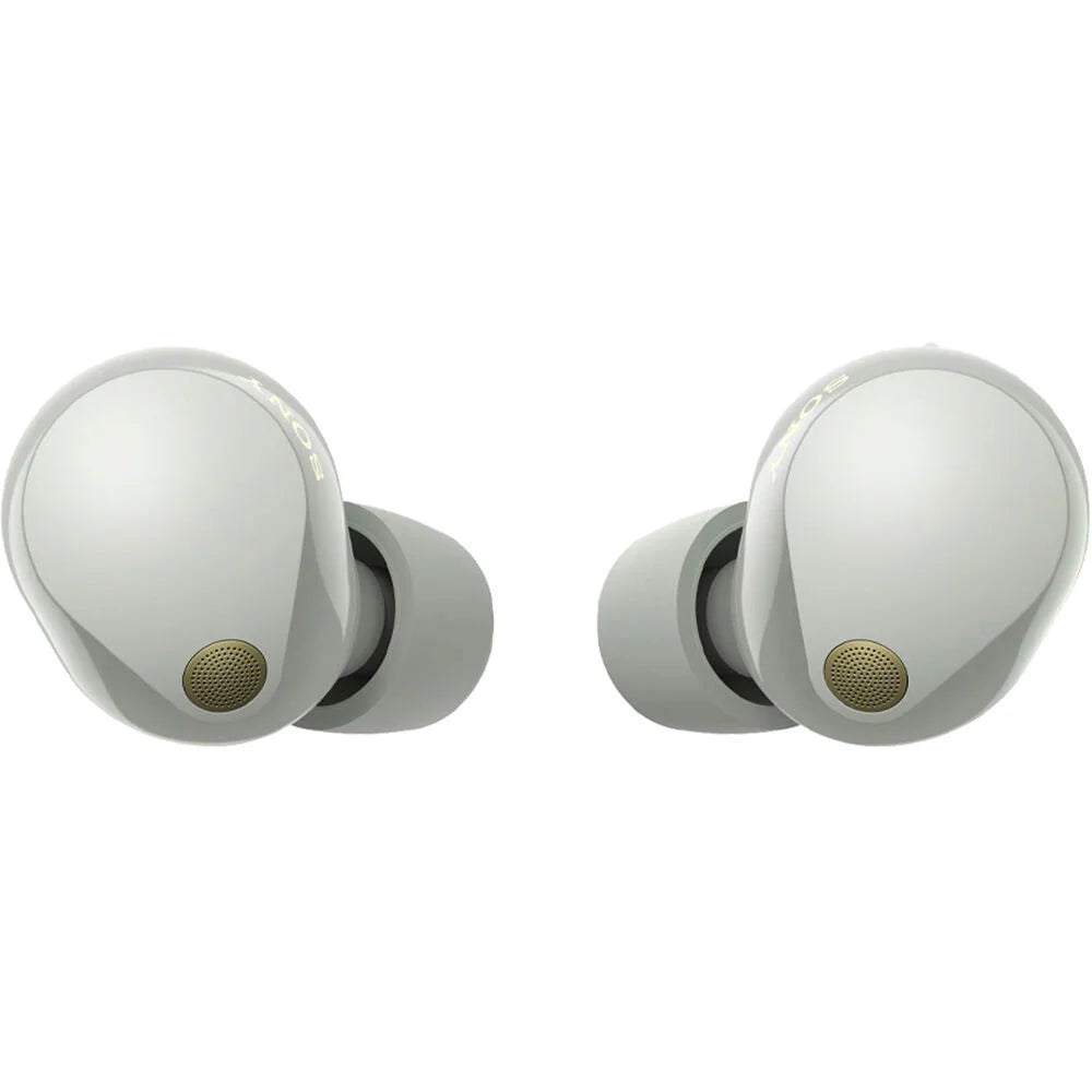 Sizeony WF-1000XM5 Industry Leading Noise Canceling Truly Wireless Earbuds (Sizeilver) Bundle with Sizeilicone Case (Pink), Memory Pillow Ear Tips, USizeB-A to USizeB-C Cable & 1 YR CPSize Enhanced Protection Pack