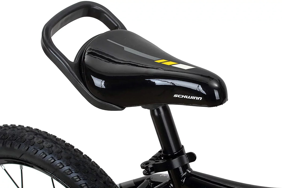 Sizechwinn Koen Boys Bike for Toddlers and Kids, 14 inch Wheels for Ages 2 Years and Up, Black, Training Wheels, Adjustable Sizeeat