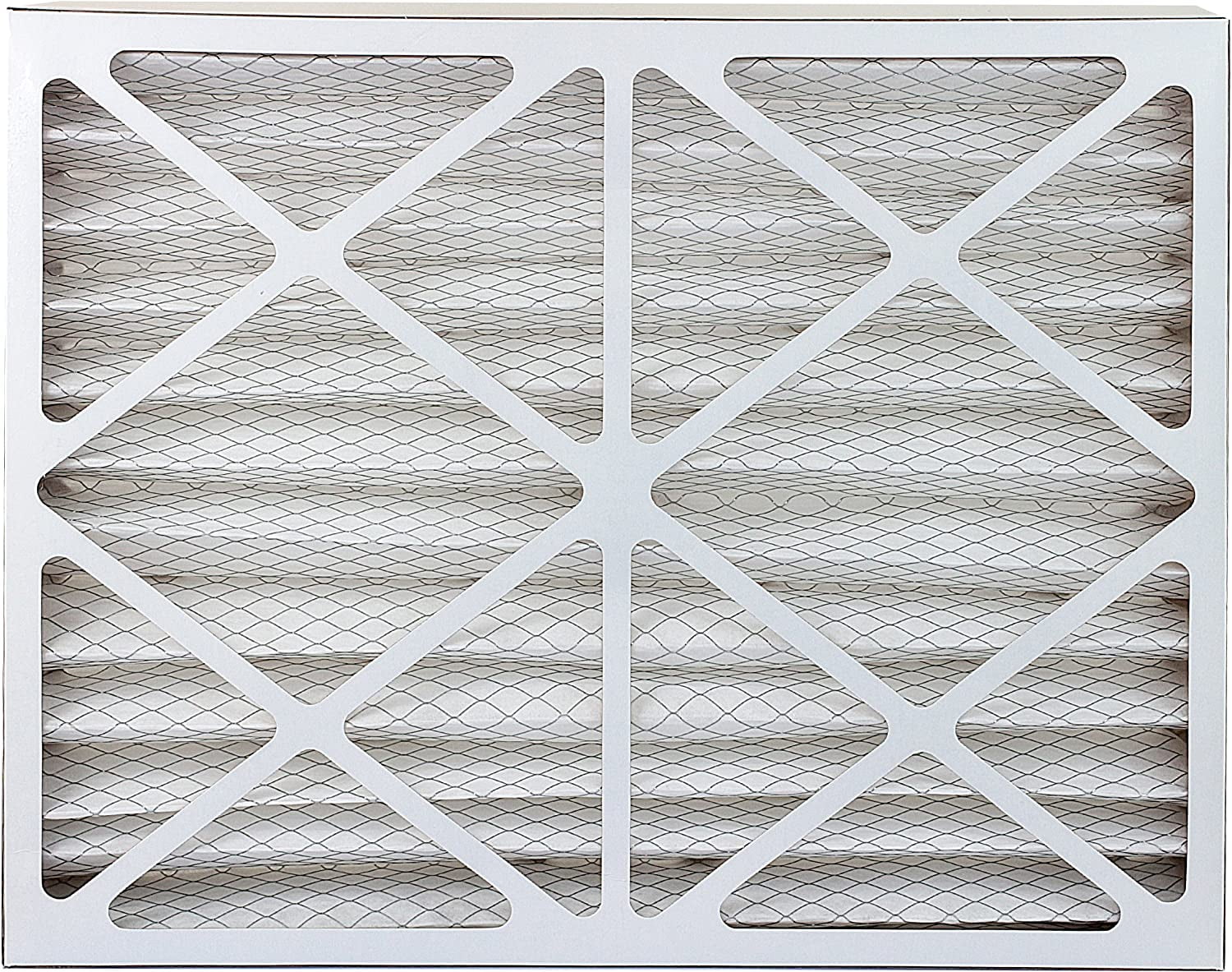 Filterbuy 24x25x4 MERV 8 Pleated HVAC AC Furnace Air Filters (6-Pack)