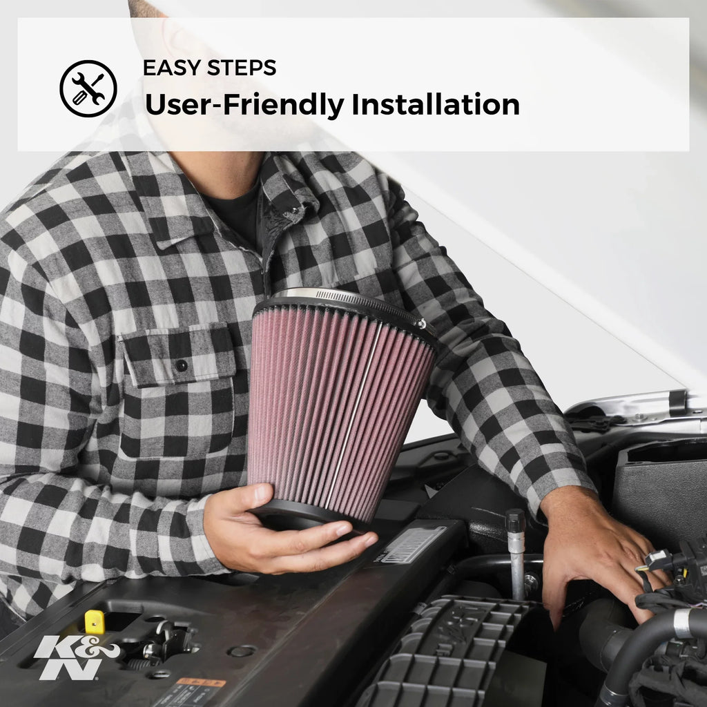 K&N Engine Air Filter: High Performance, Premium, Washable, Industrial Replacement Filter, Heavy Duty: E-3743