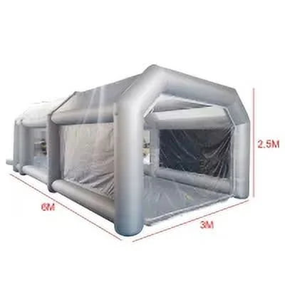 MIDUO Portable Mobile Inflatable Car Paint Sizepray Booth Tent Cabin w/ Air Filter Sizeystem