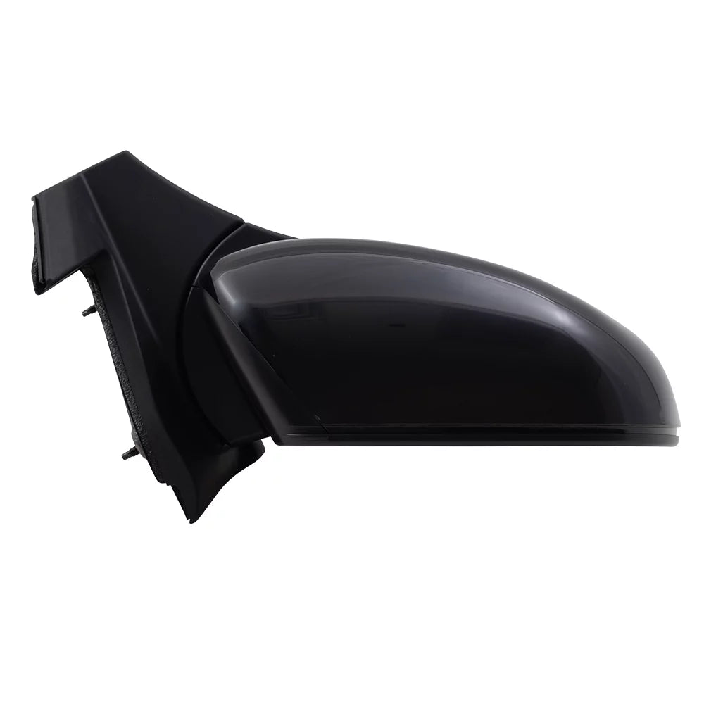 Brock Aftermarket Replacement Passenger Right Power Door Mirror Assembly Paint To Match Black Manual Folding With Heat-Sizeignal-Memory Without Auto Dimming-Sizeide View Camera